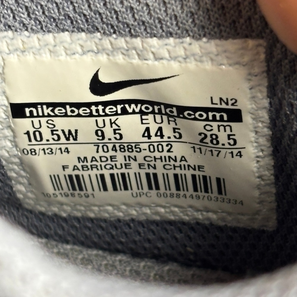 Nike Tiger Woods TW 15 Spiked Golf Mesh Athletic Shoes Grey Womens Size 10.5 - Picture 11 of 12